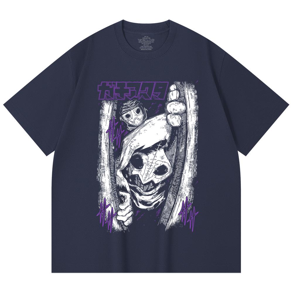230 Gsm 100% Cotton Gachiakuta V9 Print Unisex Heavy Cotton T Shirt