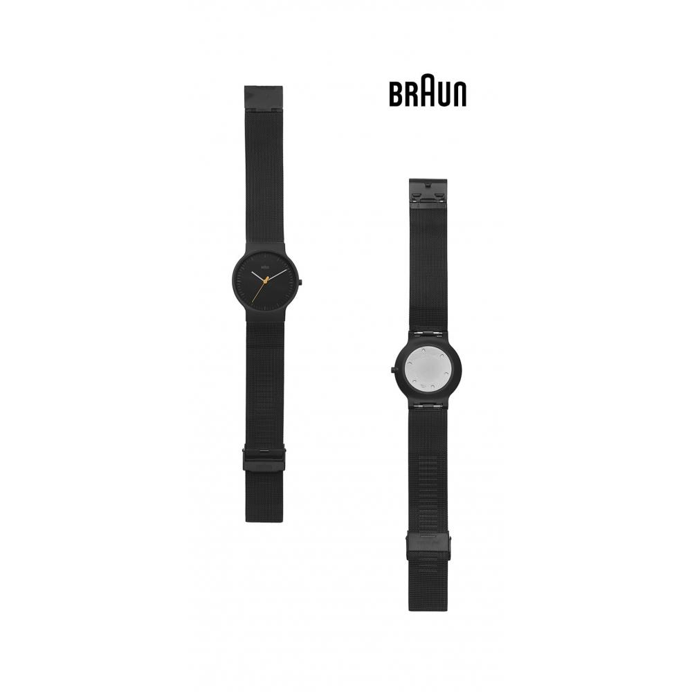 Braun BN0211BKMHG – Klassische, schlanke Public-Metal-Armbanduhr