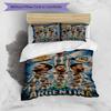 Lionel Messi Football Legend Bedding Set,Breathable Bed Linen for Guest Room Decoration,Festival Gift for Fans,All Season Duvet Cover with Pillowcases