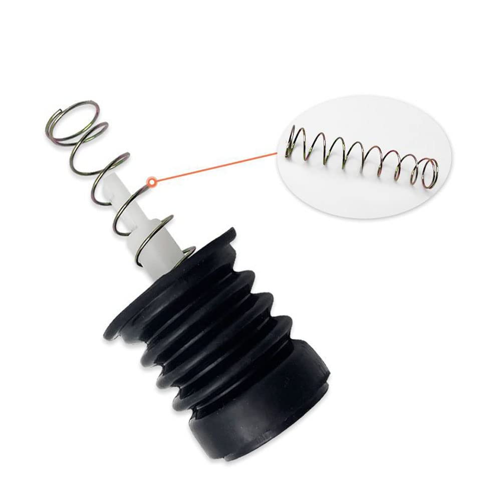 2 Drain Valves 76x45x50mm Leak Proof Rubber Seals for Twin Tub Washing Machines Spring Pull Rod Universal Accessories2 Pieces
