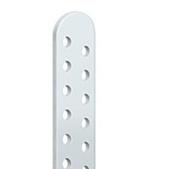 4Pcs Condenser Brackets Easy Installation Corrosion Resistant Heavy-Duty Galvanized L-Shaped