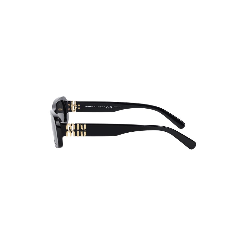 MIU MIU Gafas de Sol Cuadradas Gafas de Sol para Mujer Negras SMU08Z_E1AB_F05S0_C_053