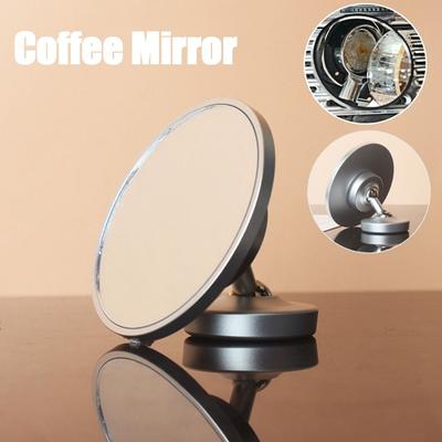 360° Rotating Coffee Mirror Detachable Design Reflective Mirror Espresso Shot Mirror  Home