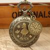 Vintage Nostalgic Qinggu Alice + Multi-Cute Accessories Quartz Pocket Watch