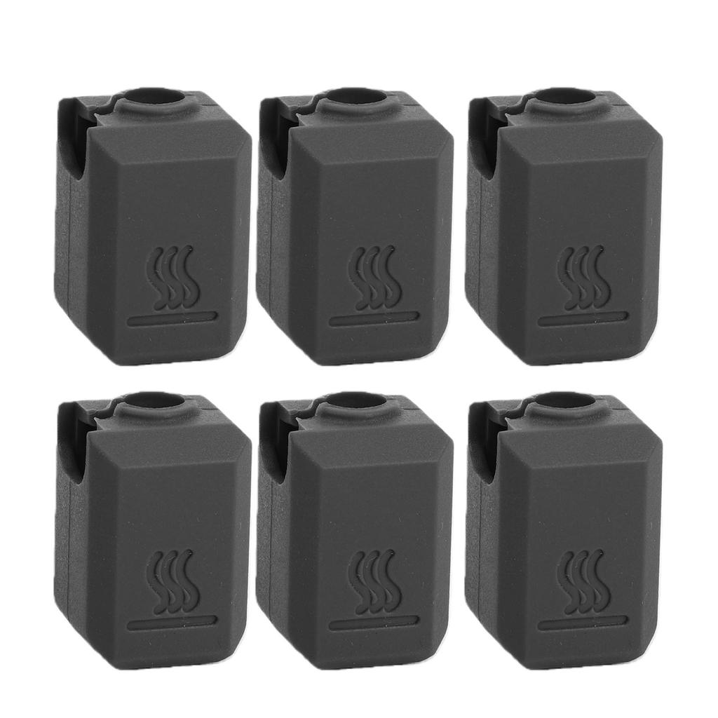 6Pcs Hotend Silicone Case Fit for SNAPMAKER U1 3D Printer High Temperature Proof Insulated Cover Sleeve Replacement