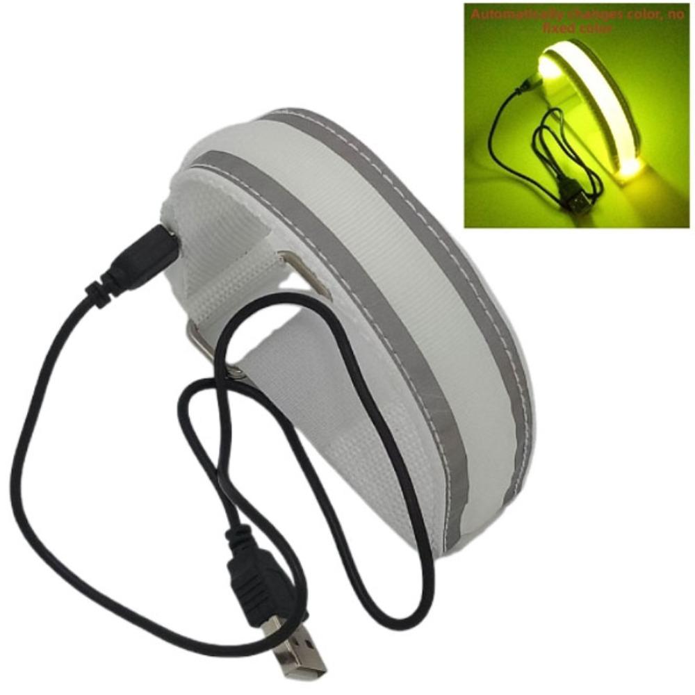 Safety Luminous Arm Band Portable Night Reflective Armband LED Light Armband  Outdoor Sports