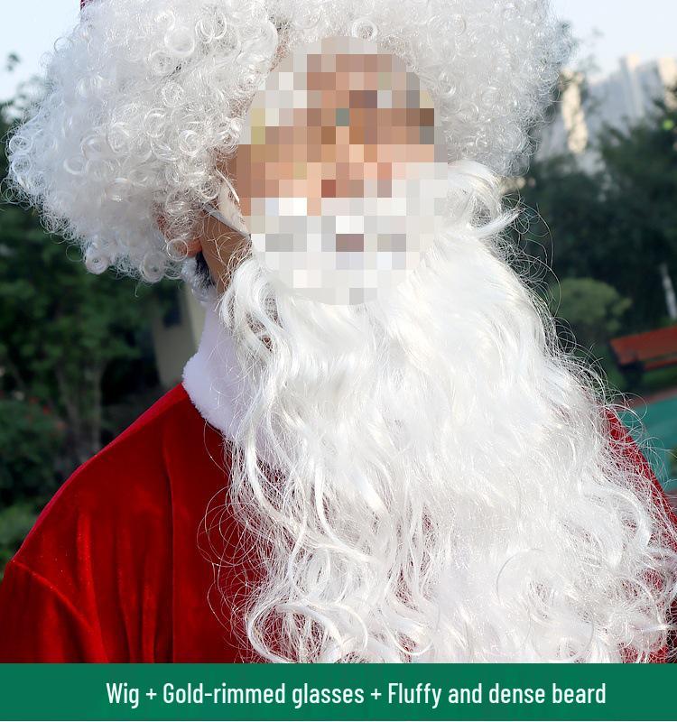 Adult Santa Claus Costume Set - Men's & Women's Plus Size Christmas Outfit