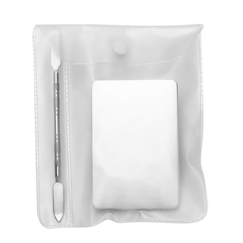 In-Stock Stainless Steel Makeup Mixing Palette Ring Set