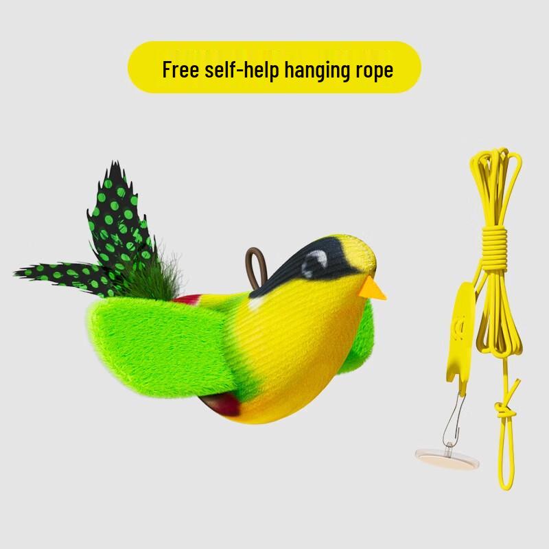 Интерактивная игрушка для кошек Hoopet «Поющая птичка»