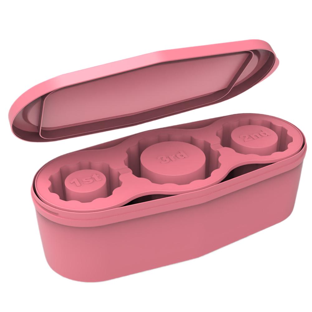 3 Hollow Cylinder Ice Cube Molds with Lid Silicone Ice Cube Molds Easy Fill and Release Ice Maker Compatible with Stanley Cup