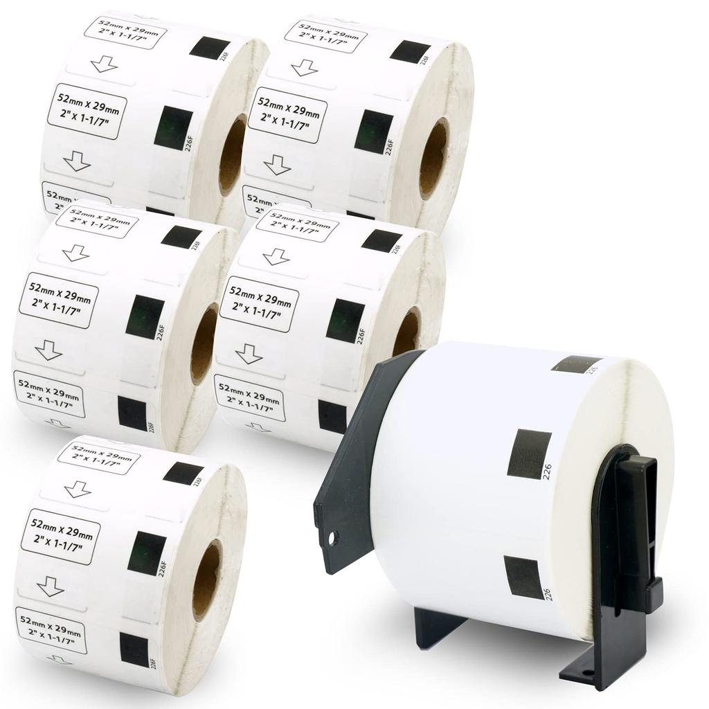 BETCKEY Compatible Sample Label Thermal Paper for Brother Brother x Compatible For thermal label printers rolls 1 piece DK-1226 (52mm 29mm) models