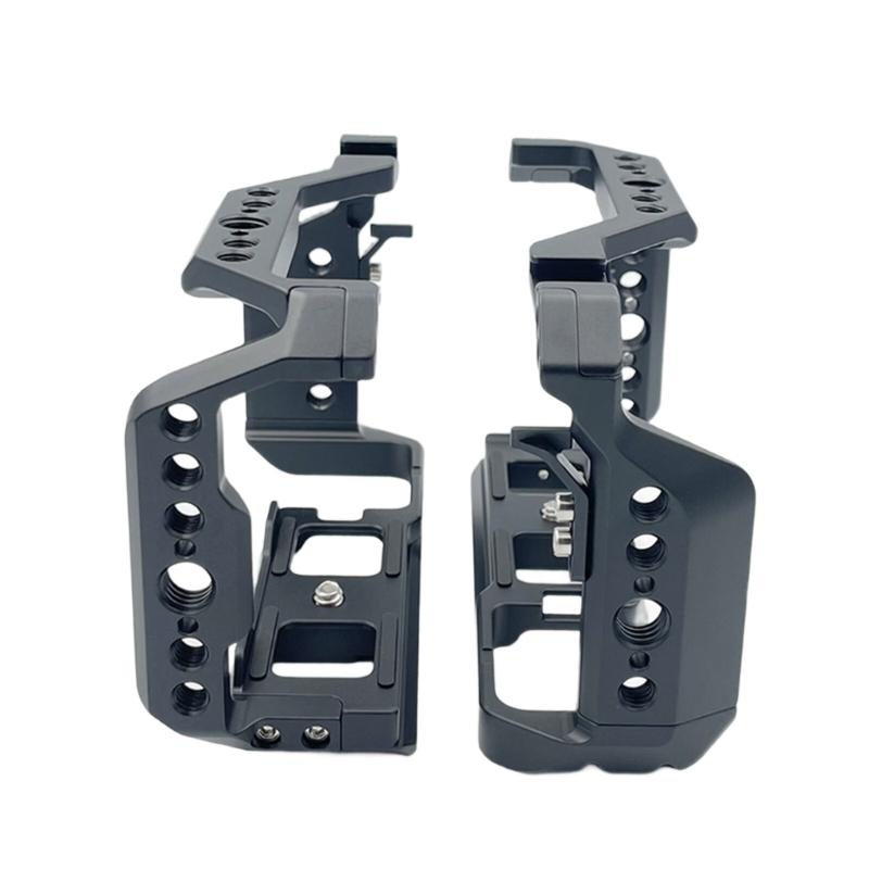Multiple Interfaces Aluminum Camera Cage for ZV-E10 II Precisions Mechanism And Secure Cable Clamp