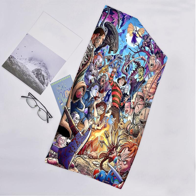 Big Trouble Little China Fashion Beach Towel: Ideal for Summer Adventures Soft, absorbent and quick drying suitable for swimming and bathing