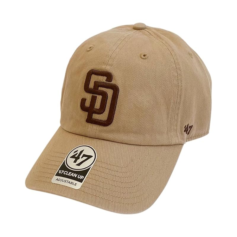

[Forty Seven] padres cap cleanup baseball cap men s ladies brand (Khaki)