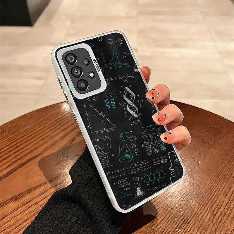 Physics Chemical Mathematics Shockproof Phone Case for Samsung A17 A16 A15 A14 A37 A57 A36 A56 A26 A35 A55 A25 A34 A54 A24 A13 A