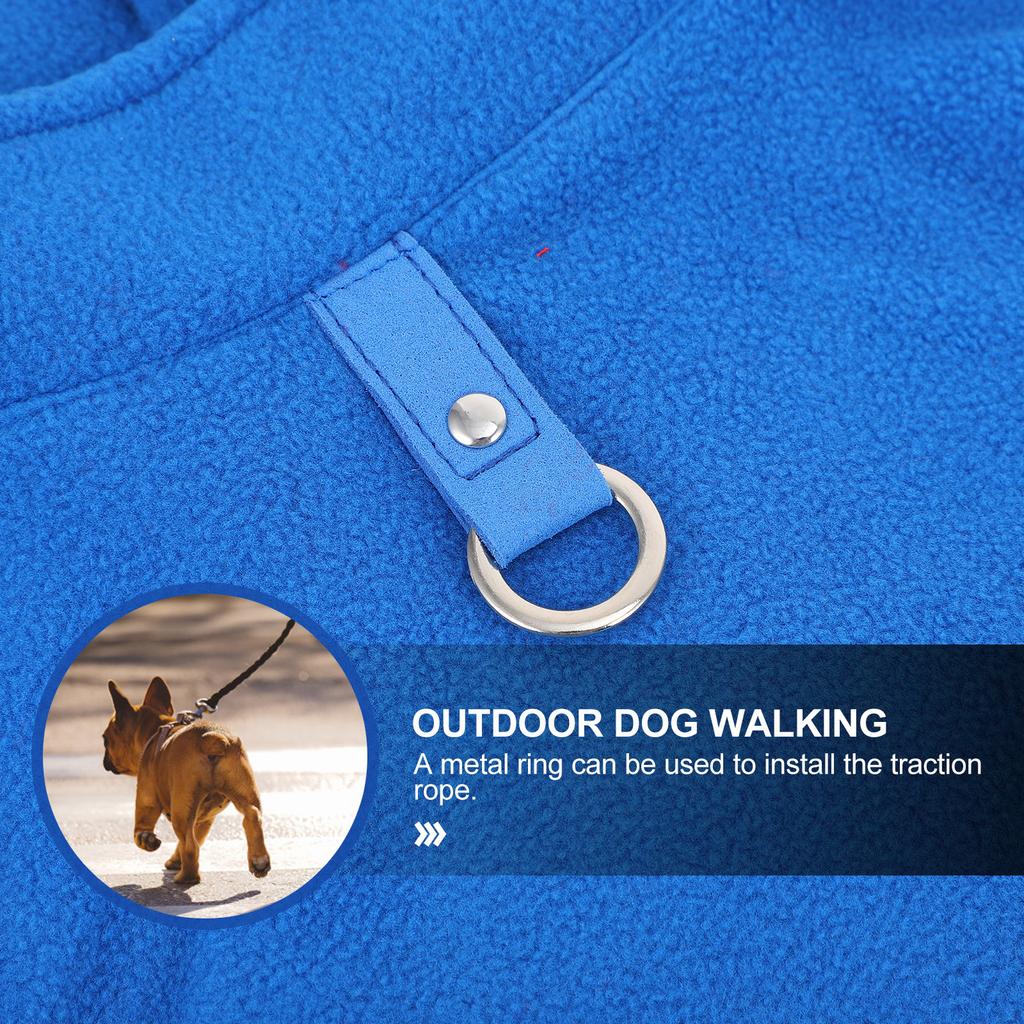 1Pcs Solid Color Pet Vest for Dogs Winter Warm Clothing Easy to Put on Take Off Delicately Made Fine Workmanship Relaxing
