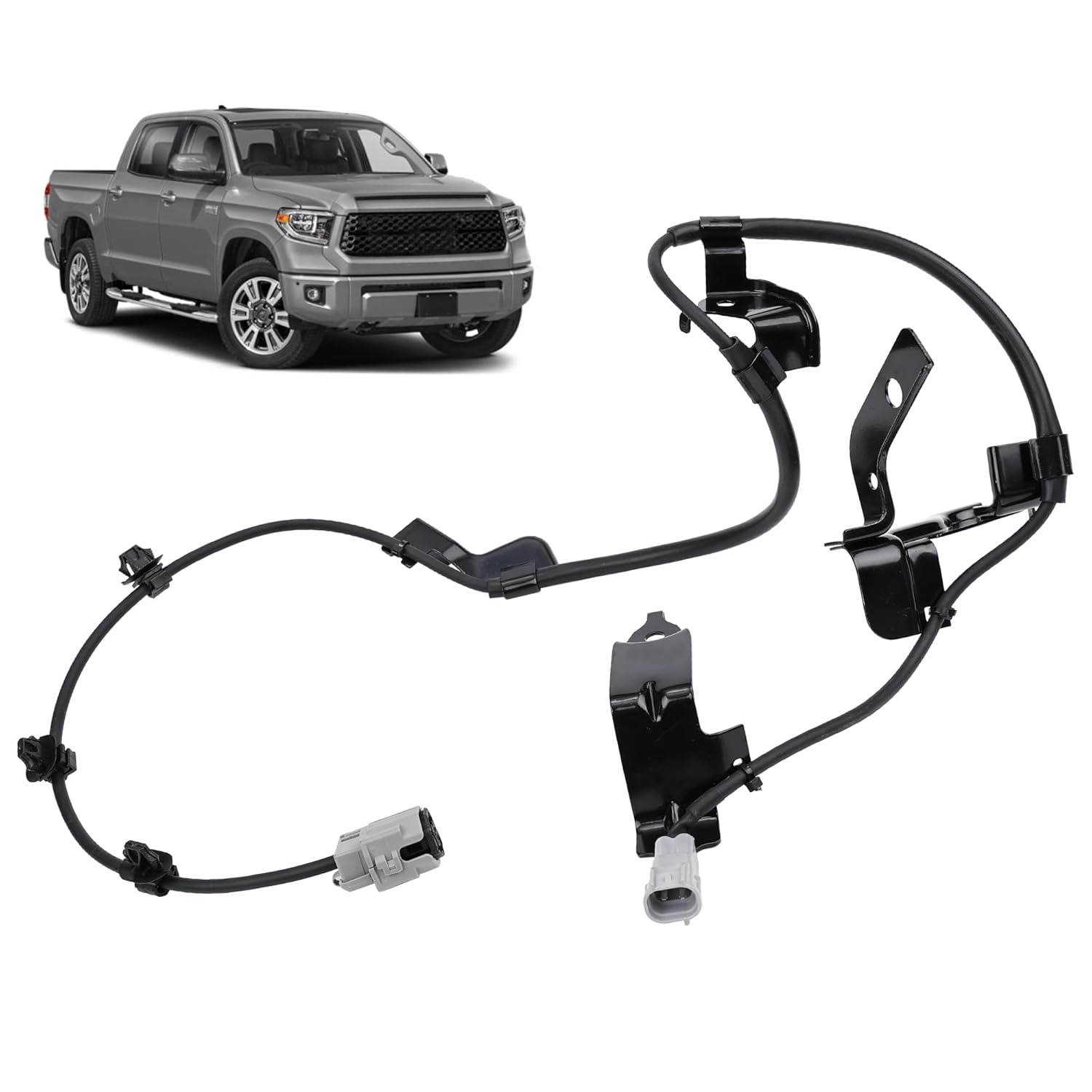 

89516-0C040 ABS Wheel Speed Sensor Wire Harness Front Left Compatible with Toyota Tundra 2WD 4WD 2007-2021, Fit for Sequoia 2018-2022, Wire Skid 89516-0C040 Left