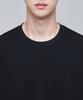 MUSINSA STANDARD Ponte Dolman Sleeve Oversized T-Shirt [Black]