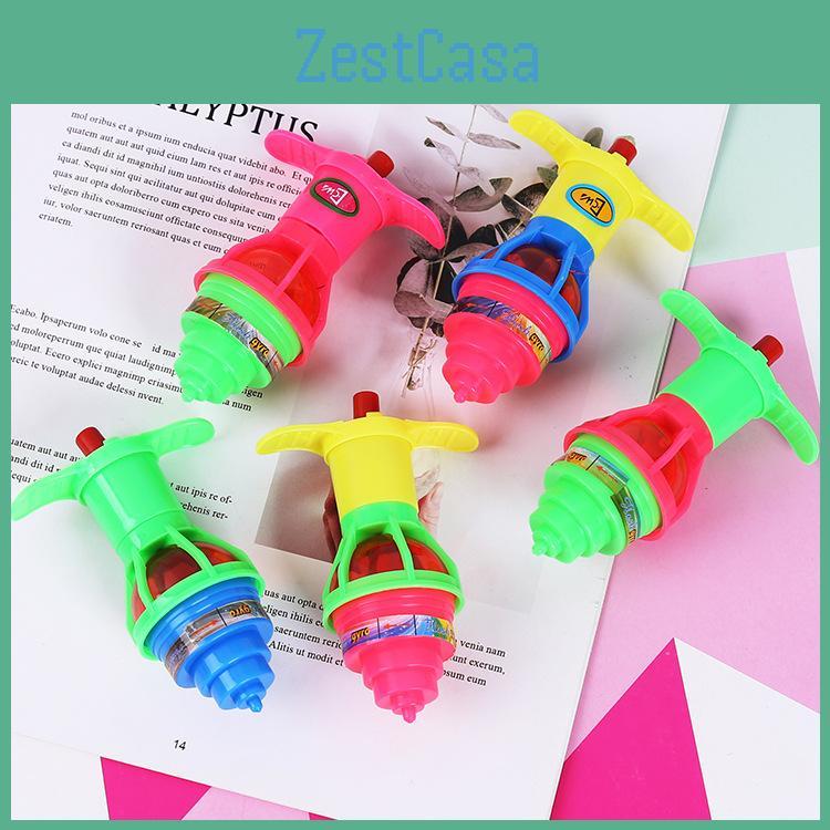 Creative Childrens Light Up Spinning Gyroscope With Launching Launcher For Kids Party Rewards