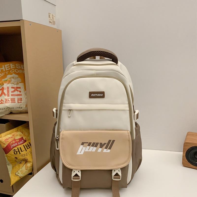 Großer Rucksack im College-Stil für Studenten, Schulranzen für Mädchen, Reiserucksack