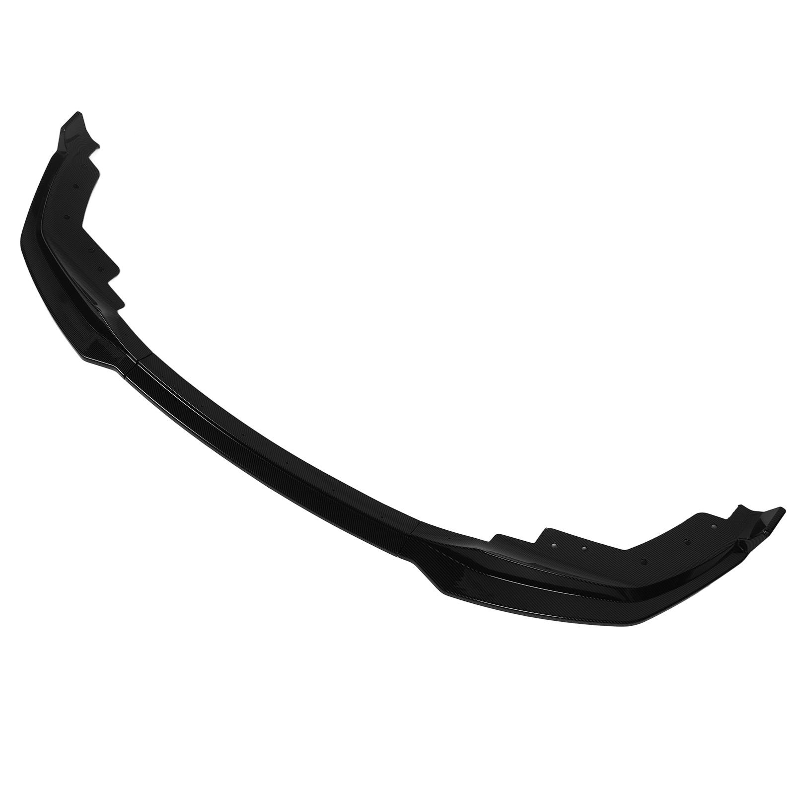 3 STuks Voorbumper Lip Diffuser Kit MP Stijl voor 3 Serie G20 G21 M Pak Pre-facelift 2019 tot 2022 Koolstofvezel Stijl