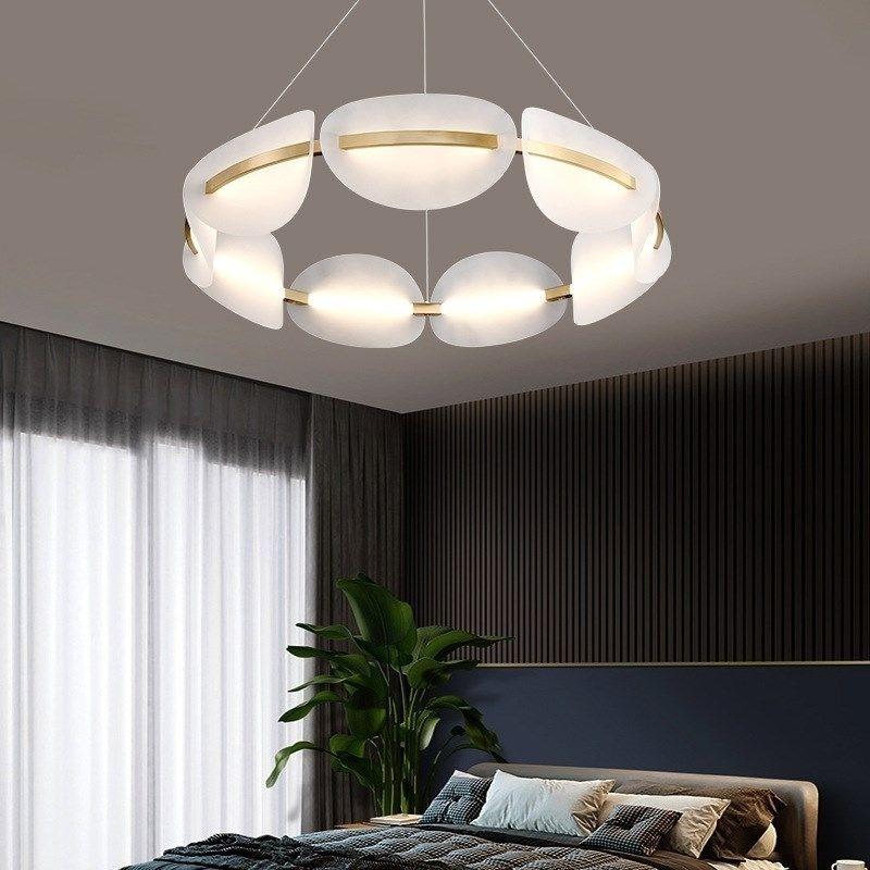 Moderne minimalistische woonkamerkroonluchter Creatieve bloemblaadjelamp Slaapkamerlicht Luxe lampen