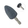 1pcs Grinding Head 24x44x35x6.3mm Brown CorundumCone Grinding