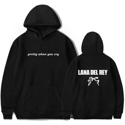 Lana del rey Pretty When You Cry Merch Φούτερ Unisex Φούτερ με Κουκούλα Casual Ρούχα