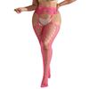 Übergröße Sexy Hollow Out Strumpfhose Lolita Mädchen Netzspitze Netz Strumpfhalter Strümpfe Gothic Strumpfhose für Übergröße Frauen