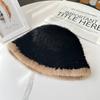 Mink Hat Female Winter Warm Versatile Real Hair Show Face Small Bucket Hat Mink Hair Top Hat Korean Version Fur Hat Tide
