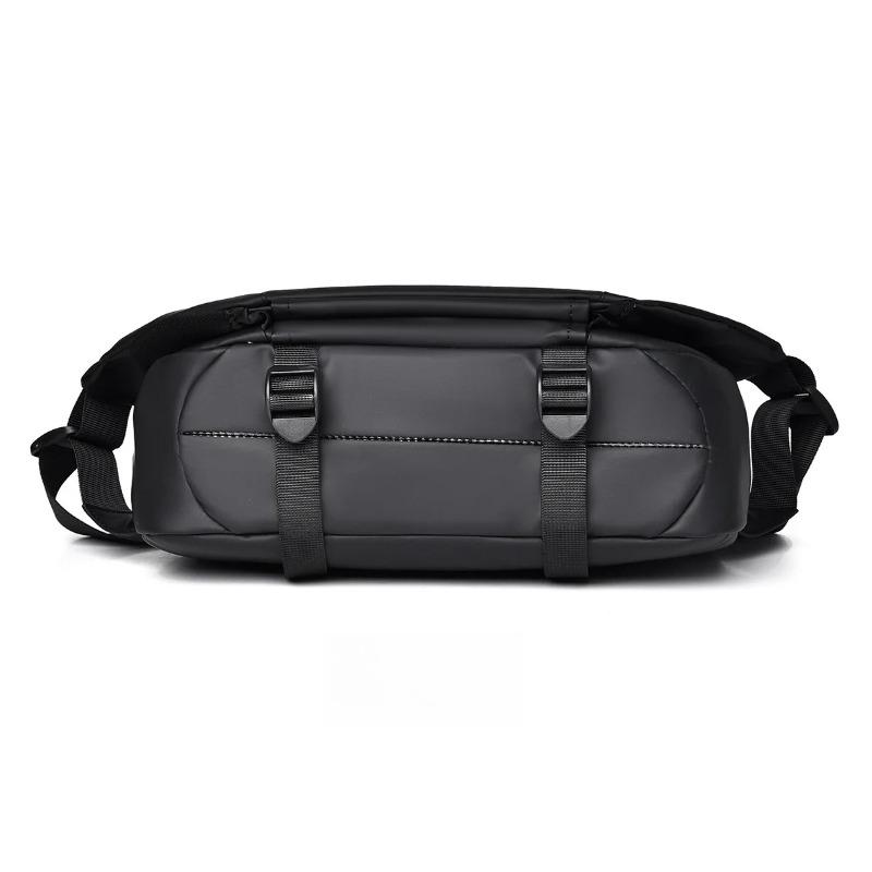 Portable Men's Bag Waterproof Multi-functional Chest Bag Outdoor Sports Shoulder Bag Travel Waist Pack Crossbody Sling