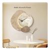 Modern Decorative Timepiece Energy Efficient Irregular Shape Clock for Office