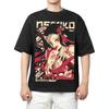 2026 New Demon Slayer Nezuko Kamado Traditional Printed Short Sleeve T-shirt Men's and Women's T-shirt Men's Tops Sport T-shirt