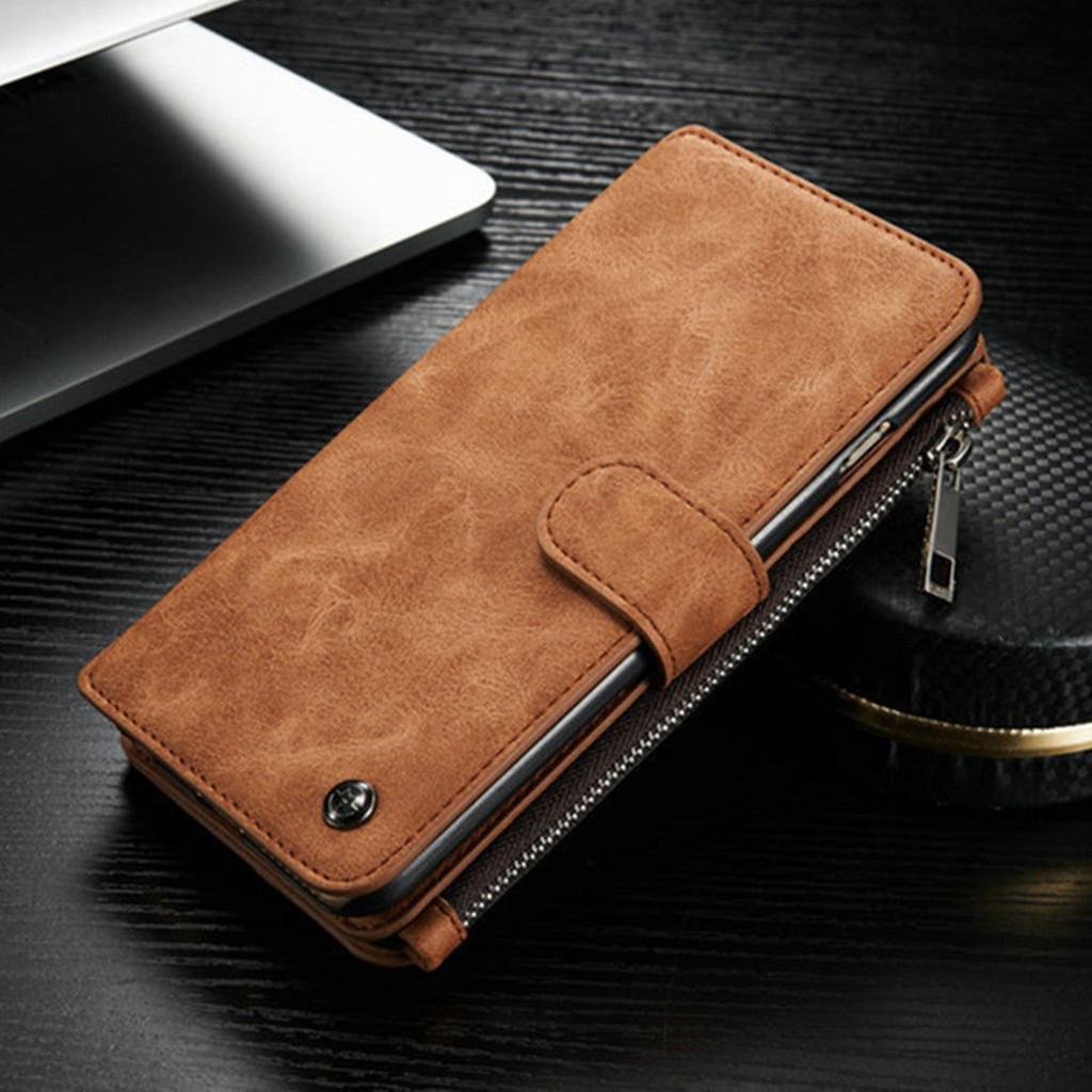 Leather Wallet Phone Case For Iphone 5s With Antifall Protection And Chain Loop