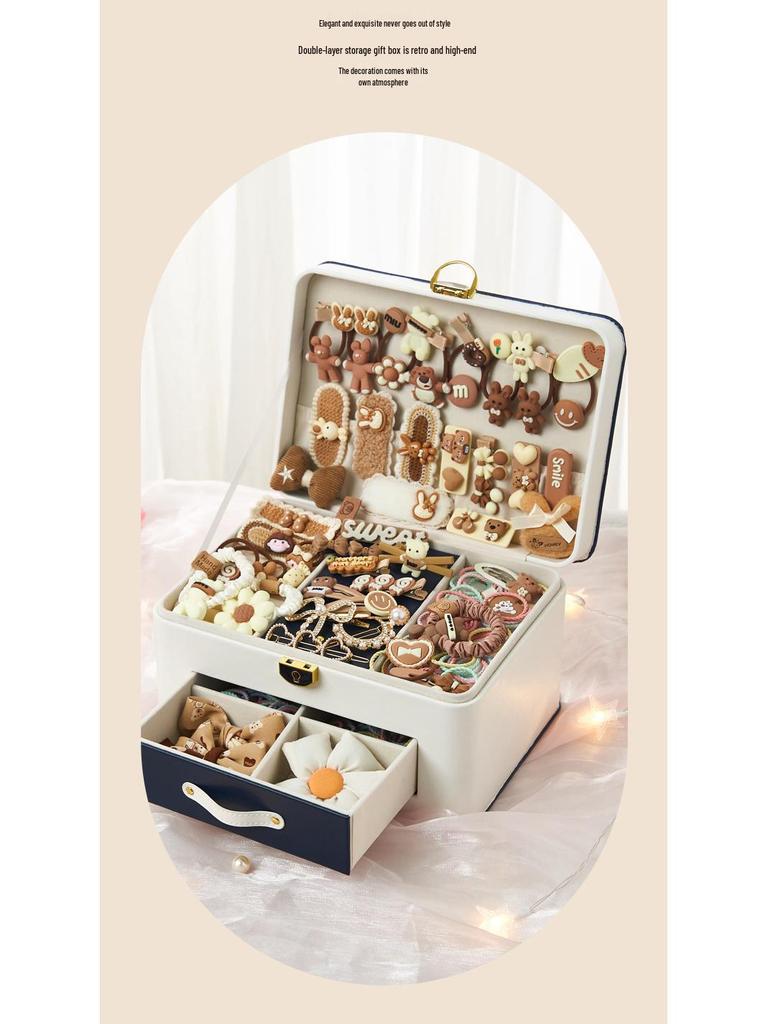 Deluxe Princess Hair Accessories & Jewelry Gift Set for Girls - Perfect for Birthdays and Children's Day