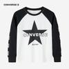 Converse Unisex Kids' Cotton Long-Sleeve T-Shirt