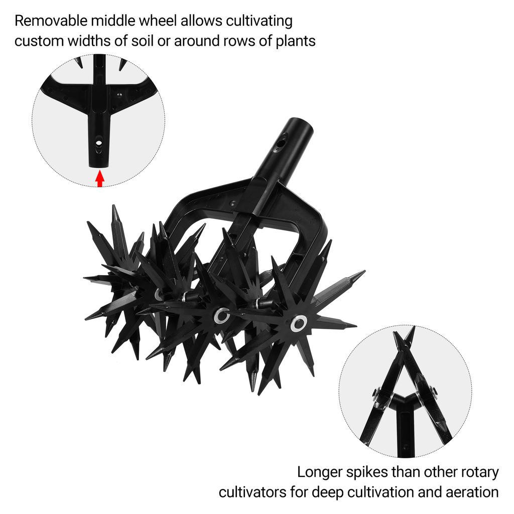 Cultivator Tool, Portable Manual Garden Soil Dump for Lawn Reseeding Soil Planting ing