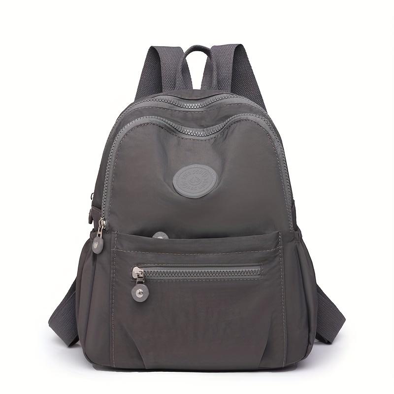 Zaino Casual alla Moda, Piccola Borsa Scolastica Multi Tasche, per Commissioni Quotidiane Attività all'Aperto Pendolarismo Quotidiano Borse con Manico Superiore