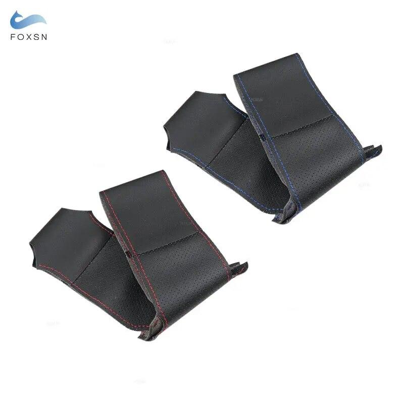 Soft Perforated Micro Leather Cover For Great Wall Haval Jolion  2022 Hand Sewing Car Interior Steering Wheel Cover Trim