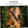 NOLITOY Violin Case Strap 80cm Shoulder Belt Replacement Strap with Shoulder Plastic Black Pad, Lightweight, Hook,