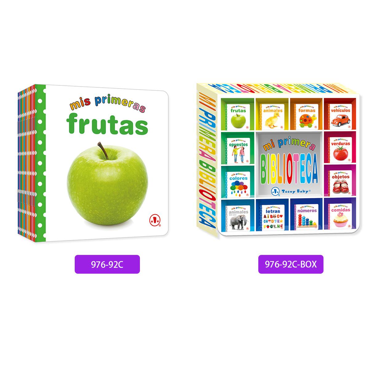 

1 Set Of 12 Children s Educational Flip Books, Reading Pictures And Words To Improve Baby s Cognition Spanish Boxed Set 976-92C