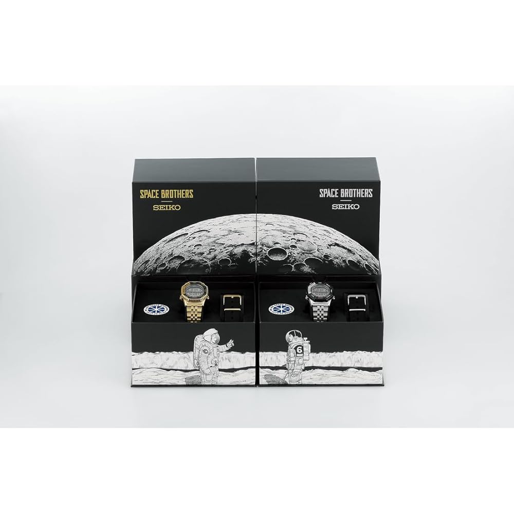 Seiko Selection S Serie Internationale Linie Digitale Quarz-Uhr, Space Brothers Kollaboration Limitierte Edition Modell SBJG024, Unisex