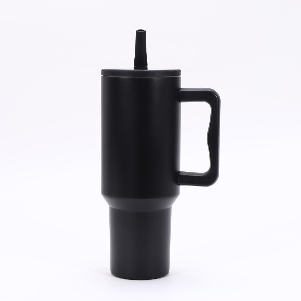 Simple third-generation 10oz car cup Big Mac cold handle ice cup large-capacity portable thermal insulation water cup