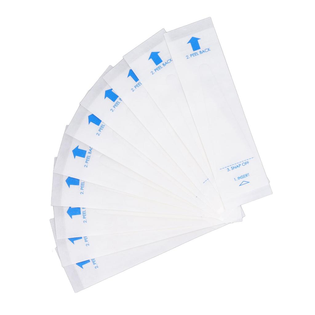 50PCS Thermometer Probe Cover PE Film Paper 9.5x2.5cm Disposable Accurate Reliable Thermometer