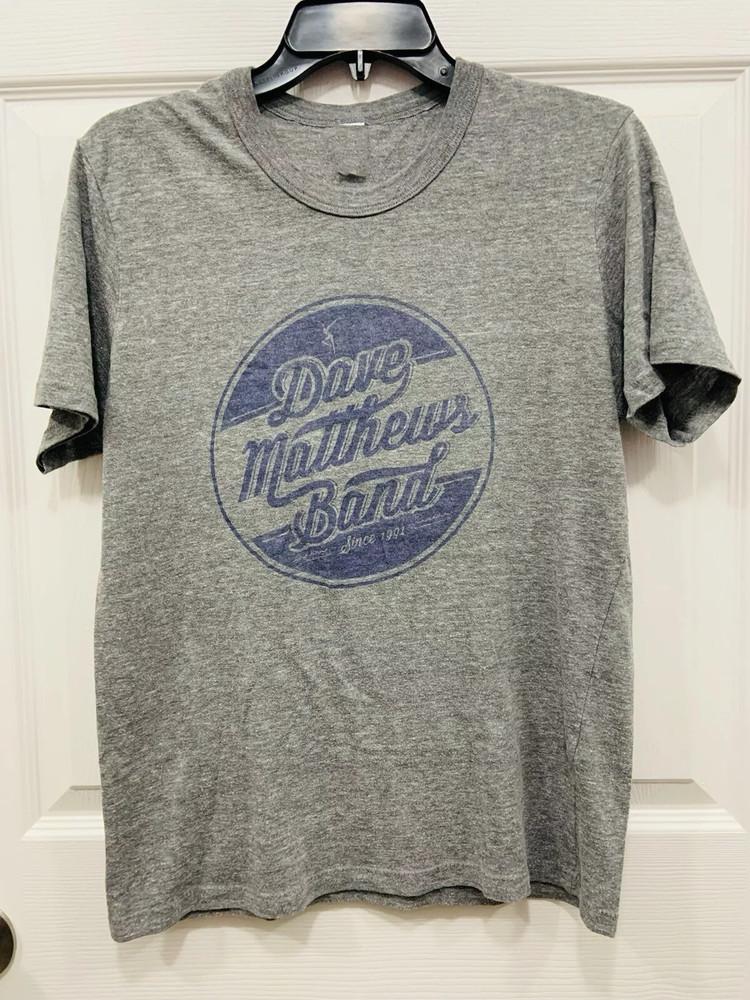 Dave Matthews Band Circle Logo Grey T Shirt Unisex T-Shirt L
