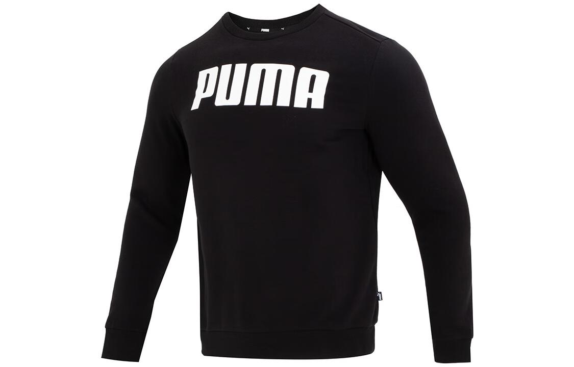 PUMA Sweatshirts Men s Black Crew Neck Moderate Other 673862-01 L