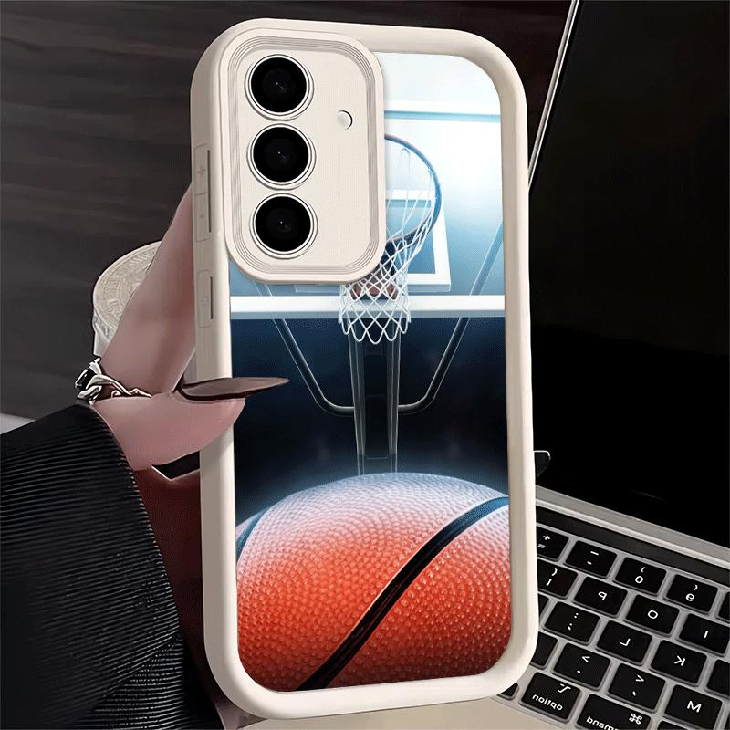 Phone Case for Samsung Galaxy S26 S25 Ultra S24 FE Basketball Basket Sports Shell S23 Plus S22 + S21 S20 5G Soft Silicone Funda