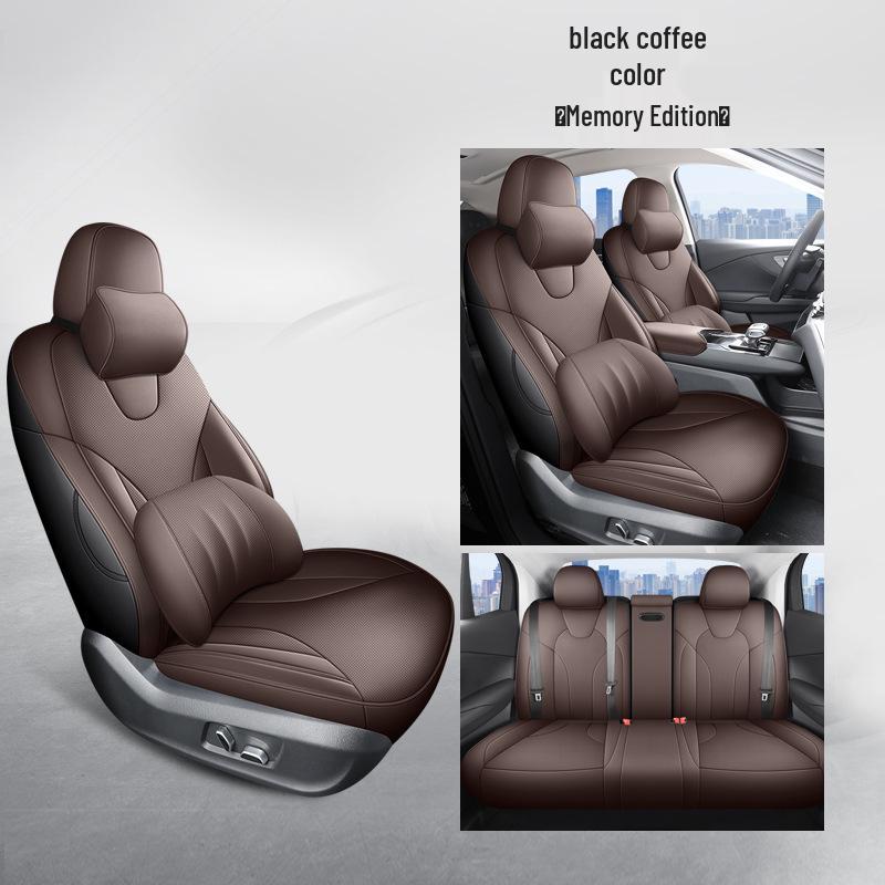 New Model Full Leather Car Seat Cushion for Hongqi EQM5 - Universal Fit, All-Season Use, Five-Seater