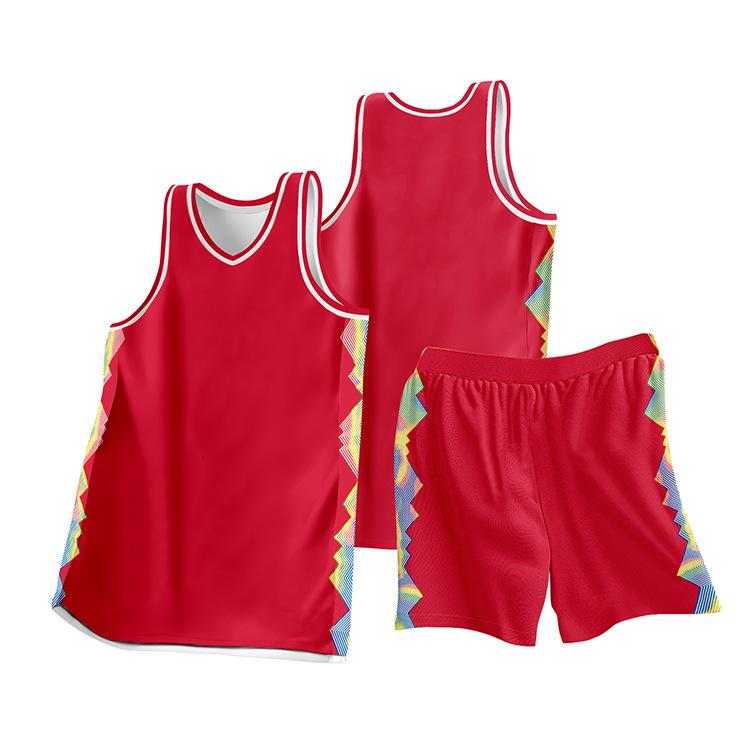

American Basketball Suit, Men S And Women S Vest, Children S Training Suit, Sportswear, Competition Jersey, Digital Printing 110 красный