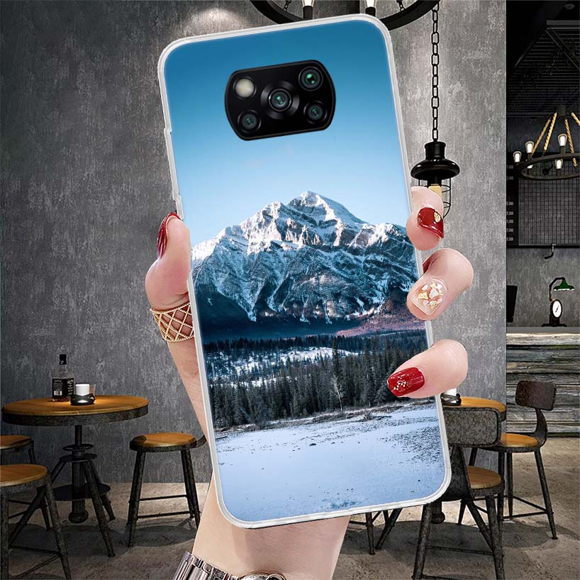 Mountain Peak Forest Soft Phone Case For Xiaomi Redmi 15C 15 13C 13 Poco X5 X6 X7 F7 Ultra M7 12C 12 10 10C 9C 9A 9T 9 Fundas Po